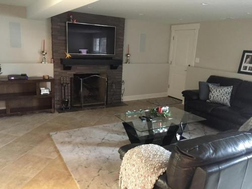 Family Room Remodel with Fireplace